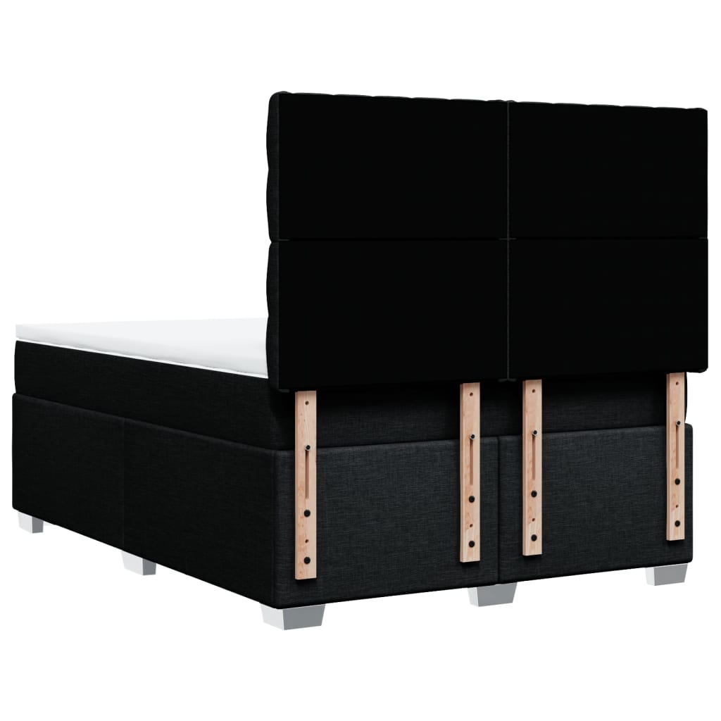 8721102755675_g_en_hd_8 vidaXL Box Spring Bed with Mattress Black Double Fabric - Image 10