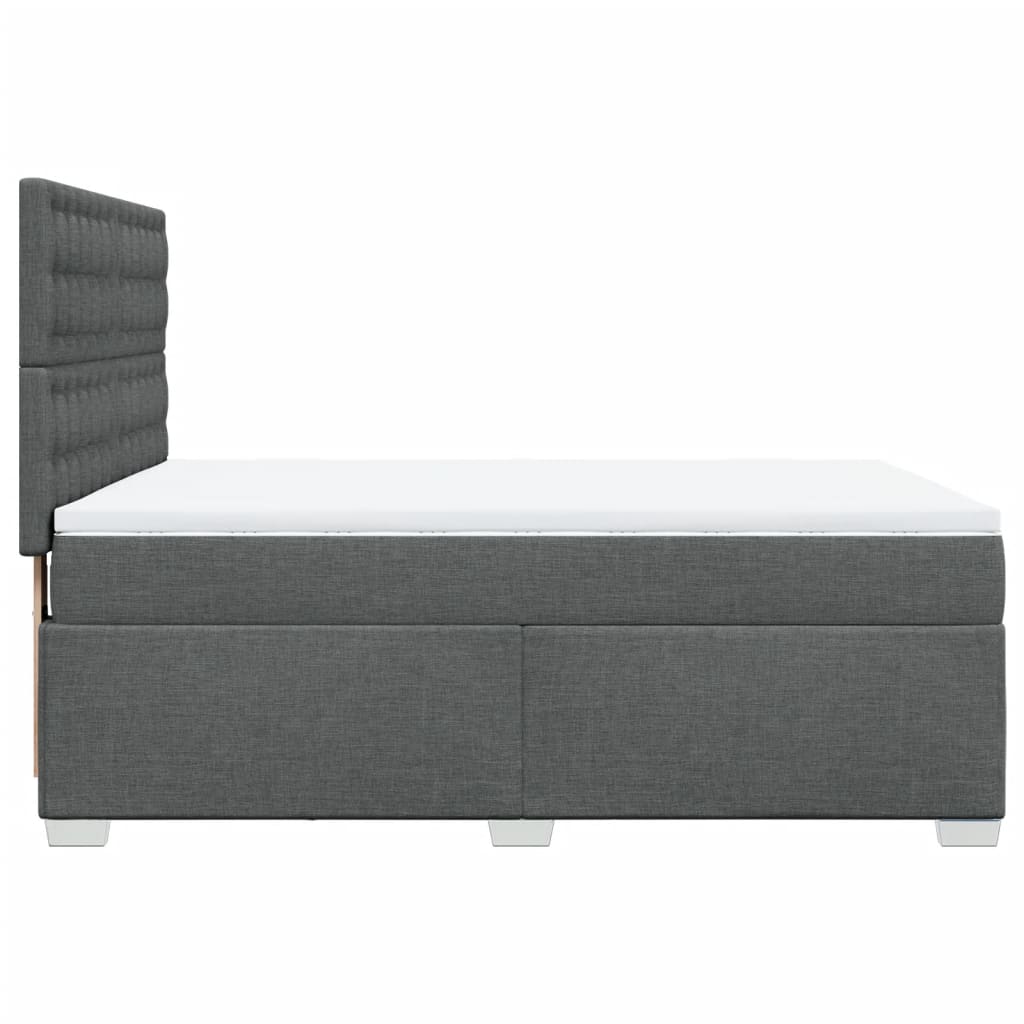 8721102755682_g_en_hd_7 vidaXL Box Spring Bed with Mattress Dark Grey Double Fabric - Image 9