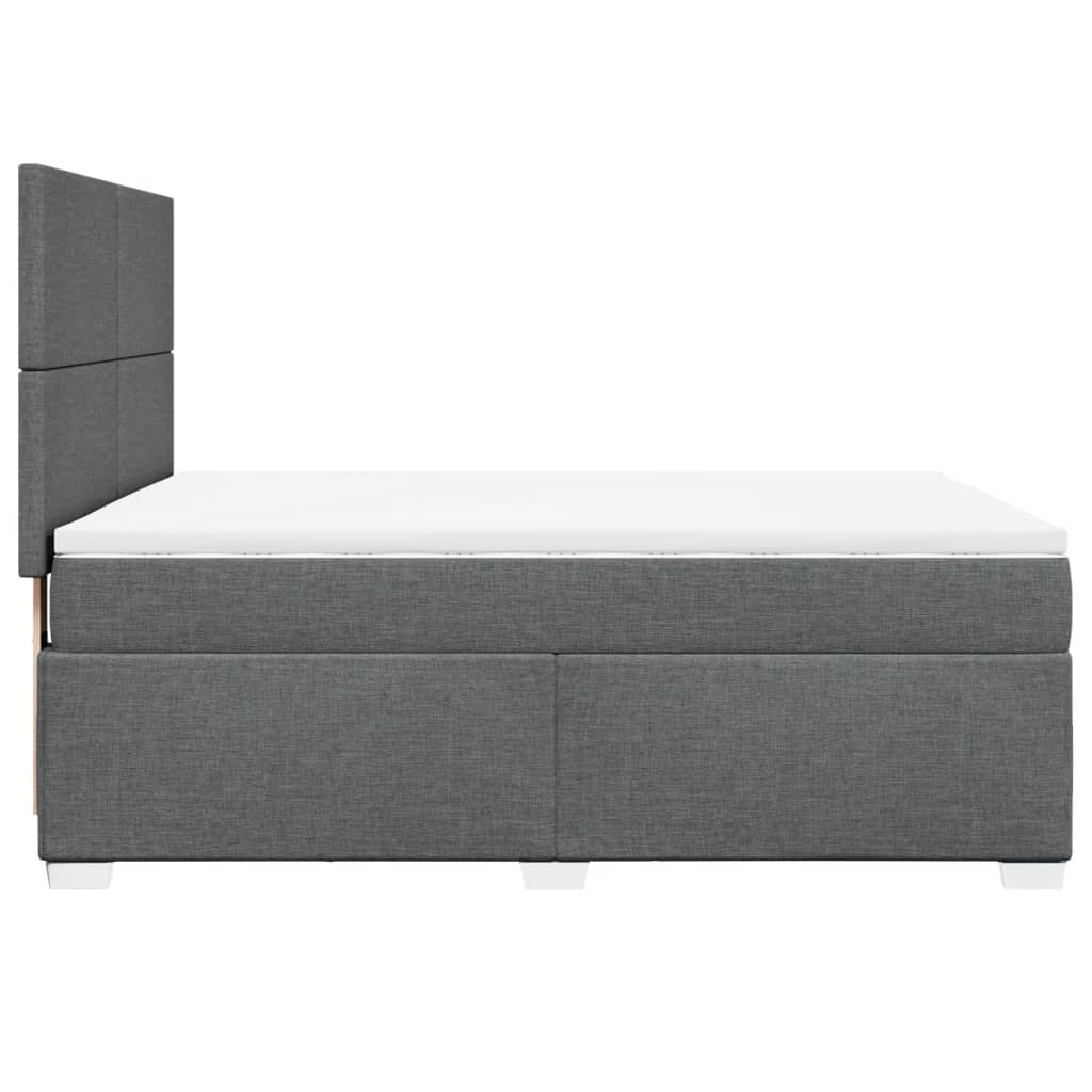 8721102755705_g_en_hd_7 vidaXL Box Spring Bed with Mattress Dark Grey Queen Fabric - Image 9