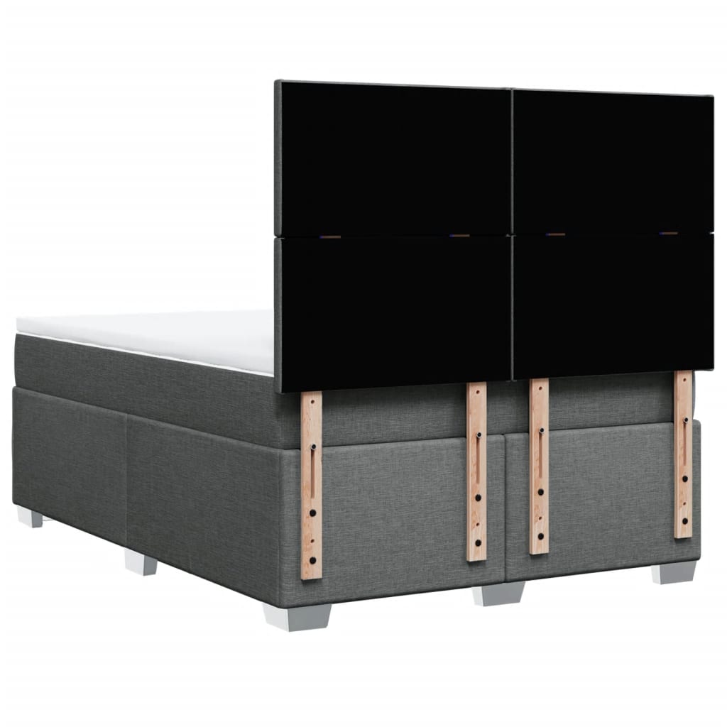 8721102755705_g_en_hd_8 vidaXL Box Spring Bed with Mattress Dark Grey Queen Fabric - Image 10