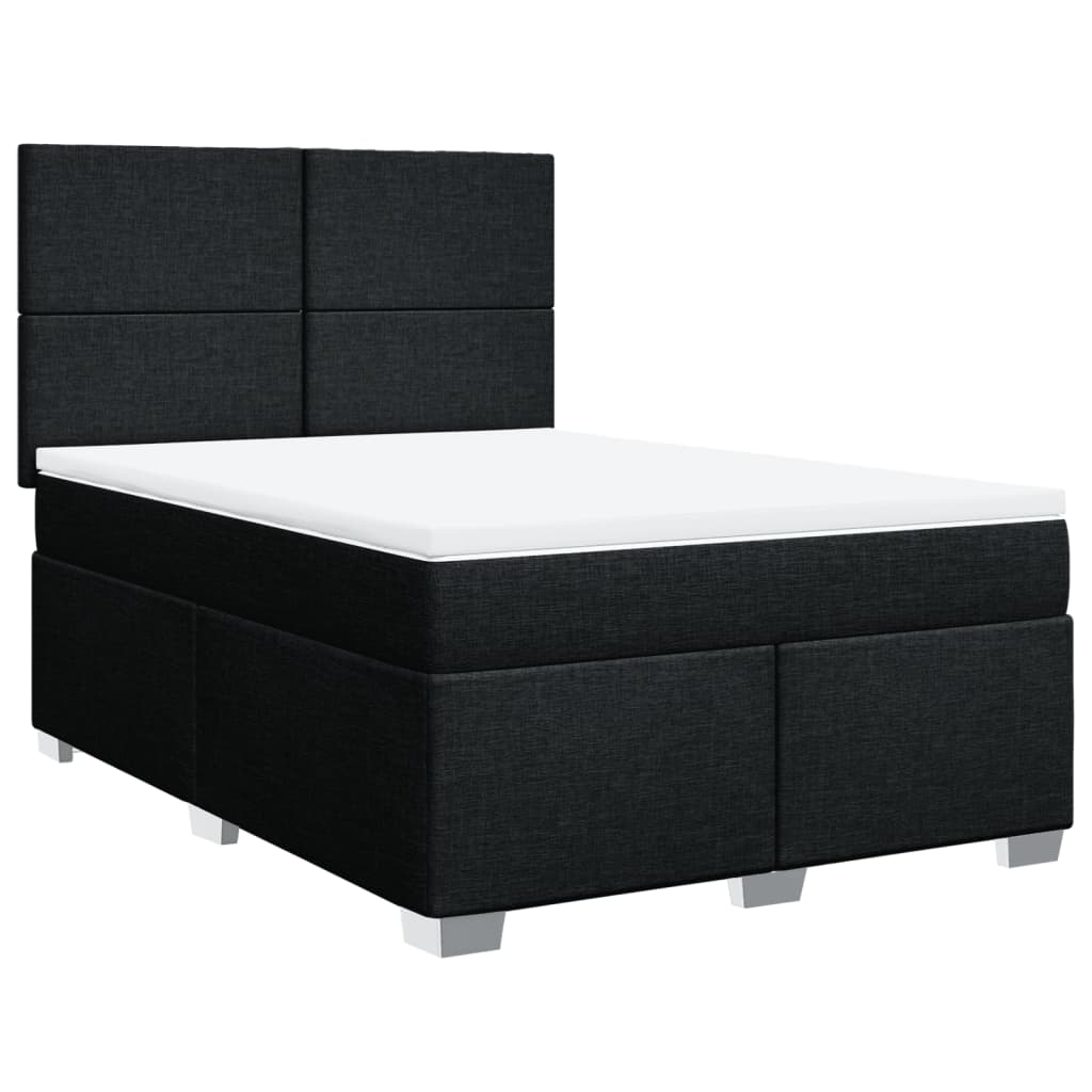 8721102755712_a_en_hd_1 vidaXL Box Spring Bed with Mattress Black Queen Fabric - Image 2