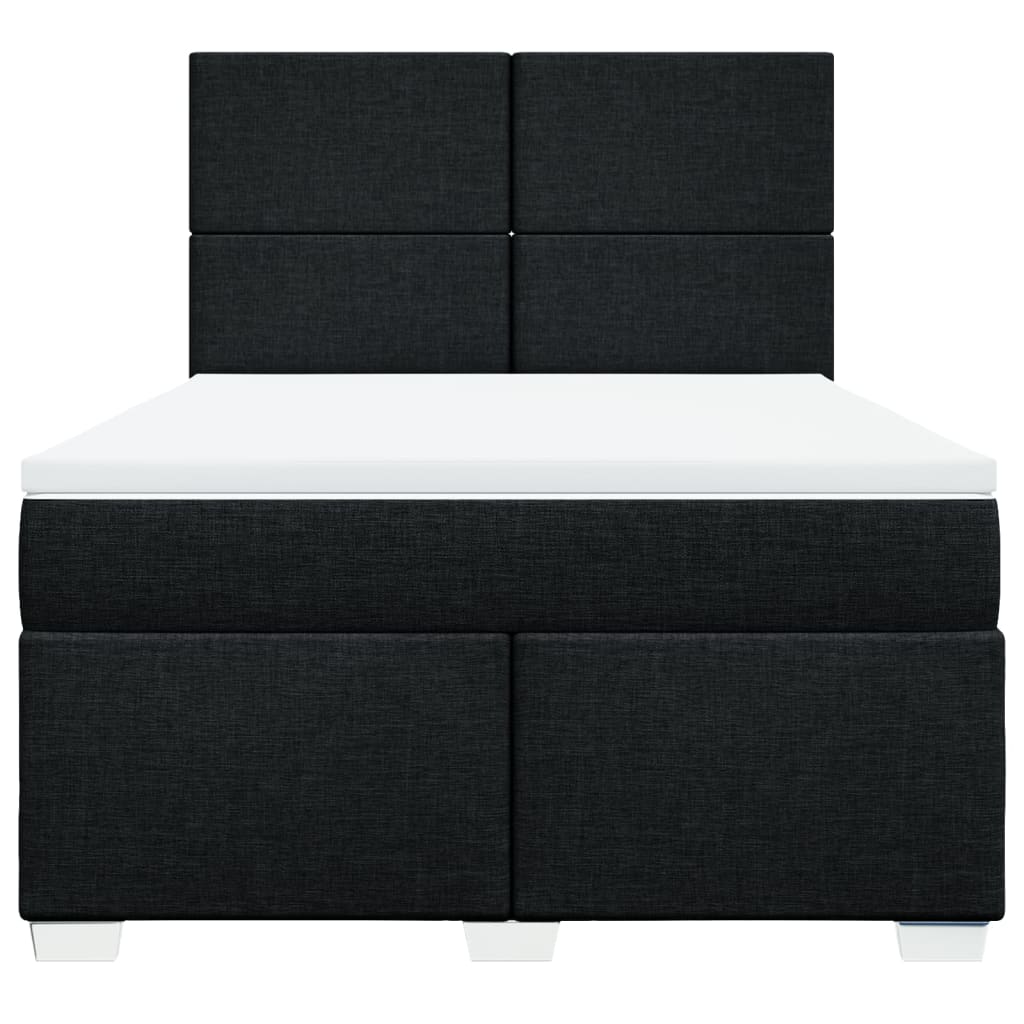 8721102755712_g_en_hd_2 vidaXL Box Spring Bed with Mattress Black Queen Fabric - Image 4