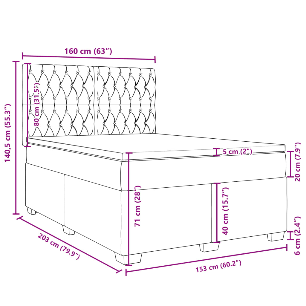 8721102755743_g_en_hd_11 vidaXL Box Spring Bed with Mattress Dark Grey Queen Fabric - Image 13