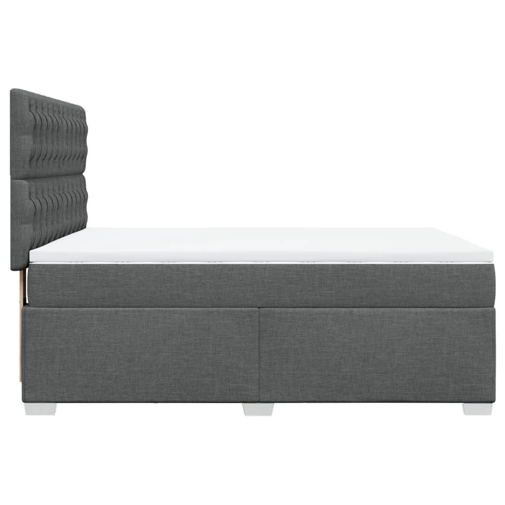 8721102755743_g_en_hd_7 vidaXL Box Spring Bed with Mattress Dark Grey Queen Fabric - Image 9
