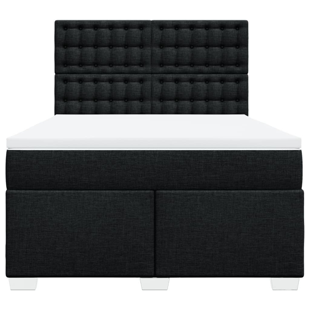 8721102755774_g_en_hd_2 vidaXL Box Spring Bed with Mattress Black Queen Fabric - Image 4