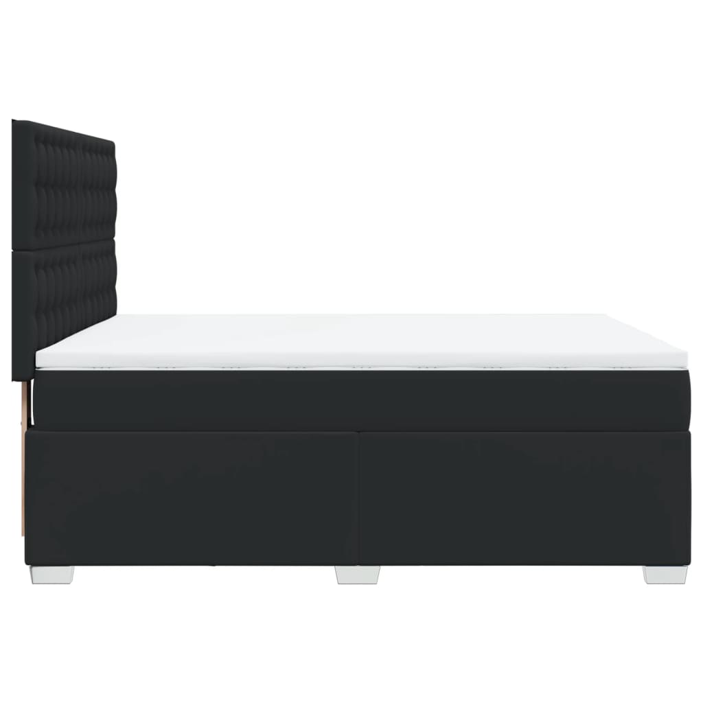 8721102756375_g_en_hd_7 vidaXL Box Spring Bed with Mattress Black Queen Faux Leather - Image 9