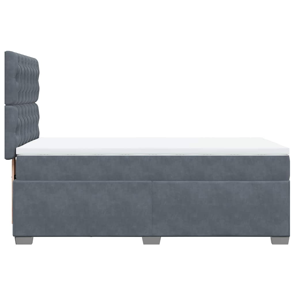 8721102759628_g_en_hd_3 vidaXL Box Spring Bed with Mattress Dark Grey King Single Velvet - Image 5