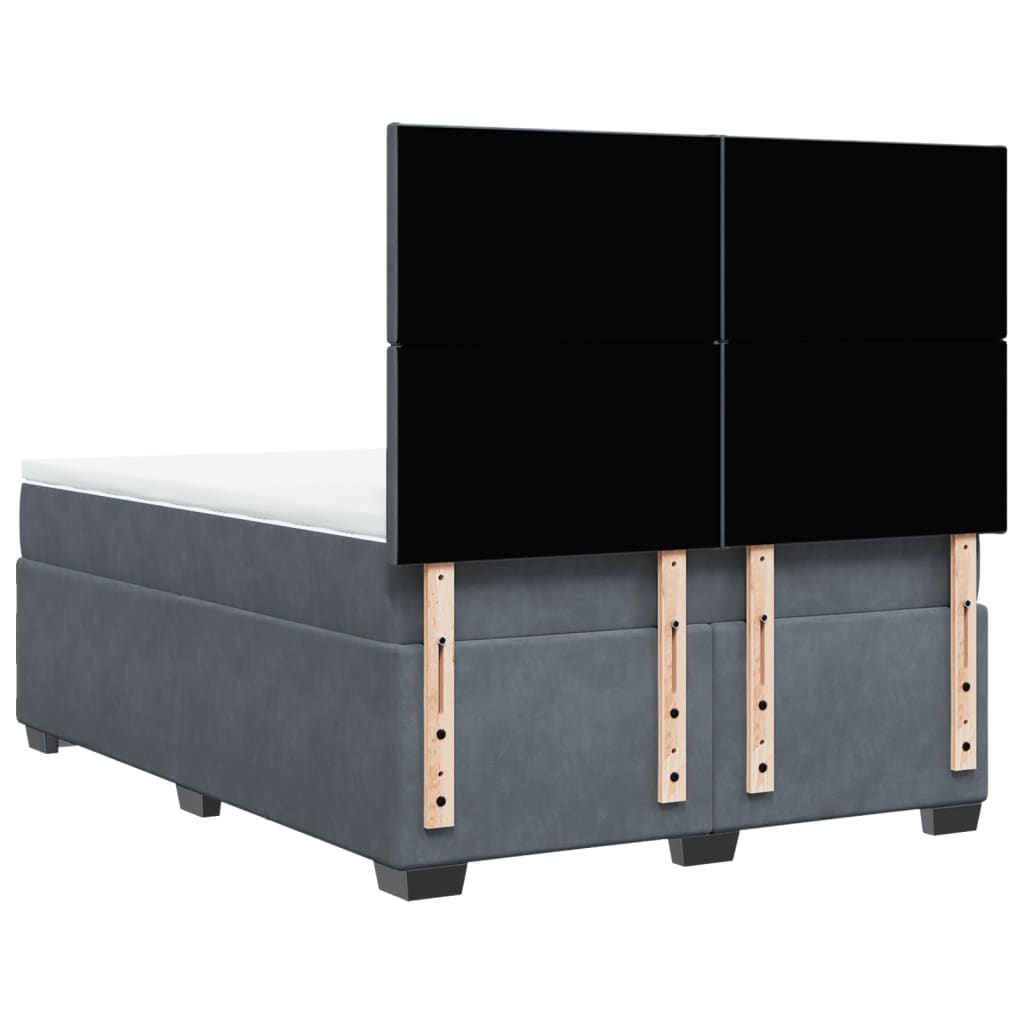 8721102759741_g_en_hd_4 vidaXL Box Spring Bed with Mattress Dark Grey Queen Velvet - Image 6