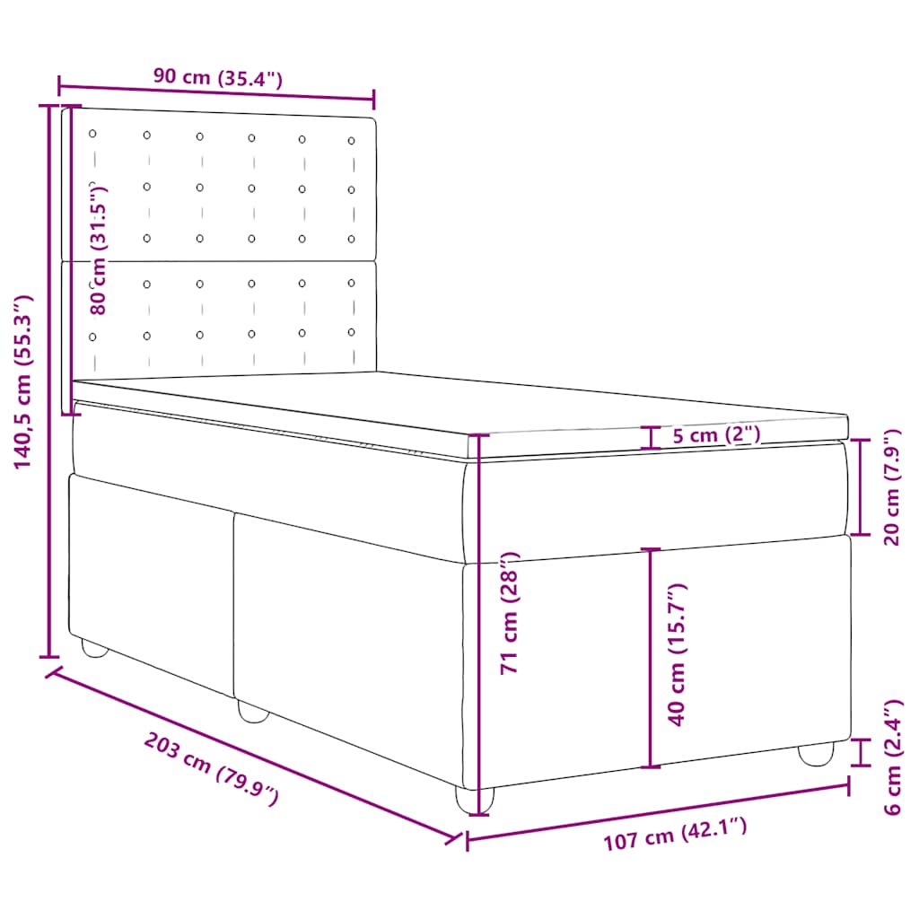 8721102763526_g_en_hd_11 vidaXL Box Spring Bed with Mattress Dark Grey King Single Fabric - Image 13