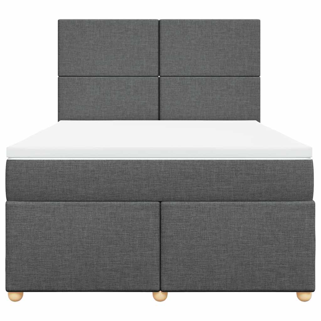 8721102763625_g_en_hd_2 vidaXL Box Spring Bed with Mattress Dark Grey Queen Fabric - Image 4