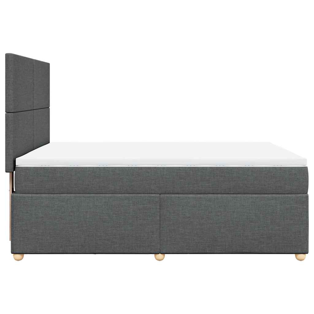 8721102763625_g_en_hd_3 vidaXL Box Spring Bed with Mattress Dark Grey Queen Fabric - Image 5