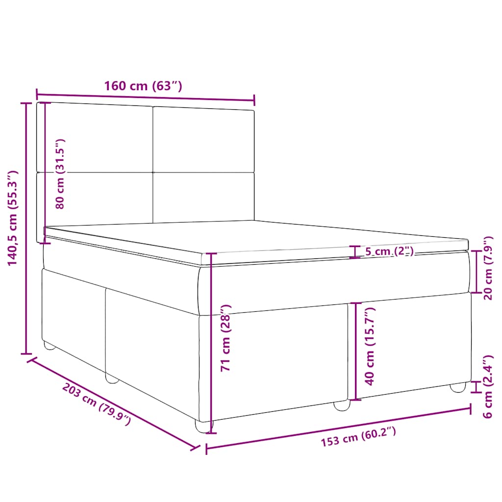 8721102763632_g_en_hd_11 vidaXL Box Spring Bed with Mattress Black Queen Fabric - Image 13