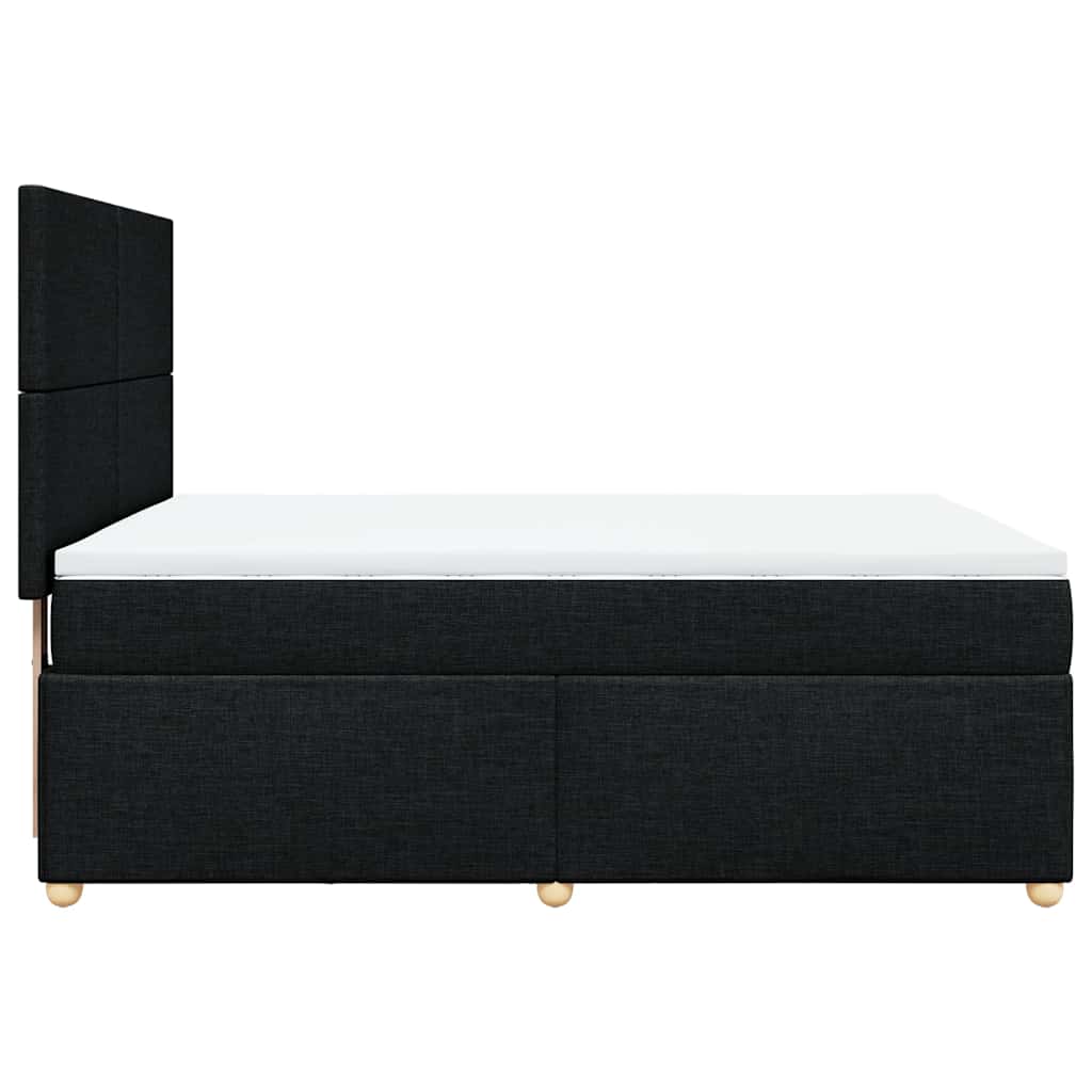 8721102763632_g_en_hd_3 vidaXL Box Spring Bed with Mattress Black Queen Fabric - Image 5