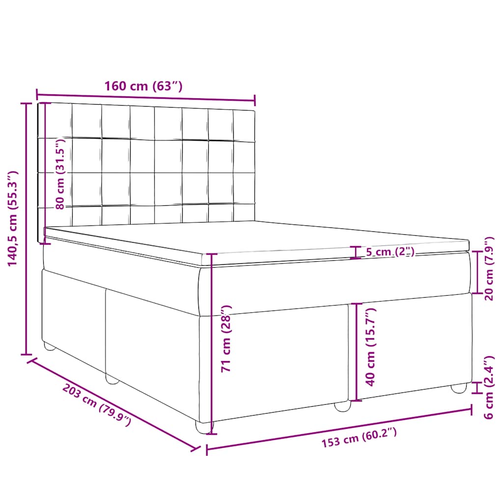 8721102763656_g_en_hd_11 vidaXL Box Spring Bed with Mattress Black Queen Fabric - Image 13