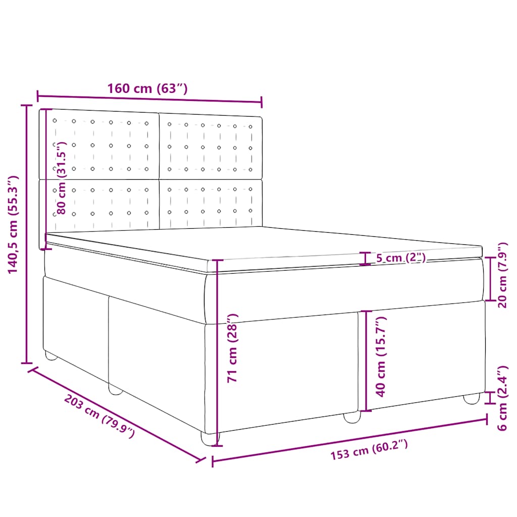 8721102763694_g_en_hd_11 vidaXL Box Spring Bed with Mattress Black Queen Fabric - Image 13
