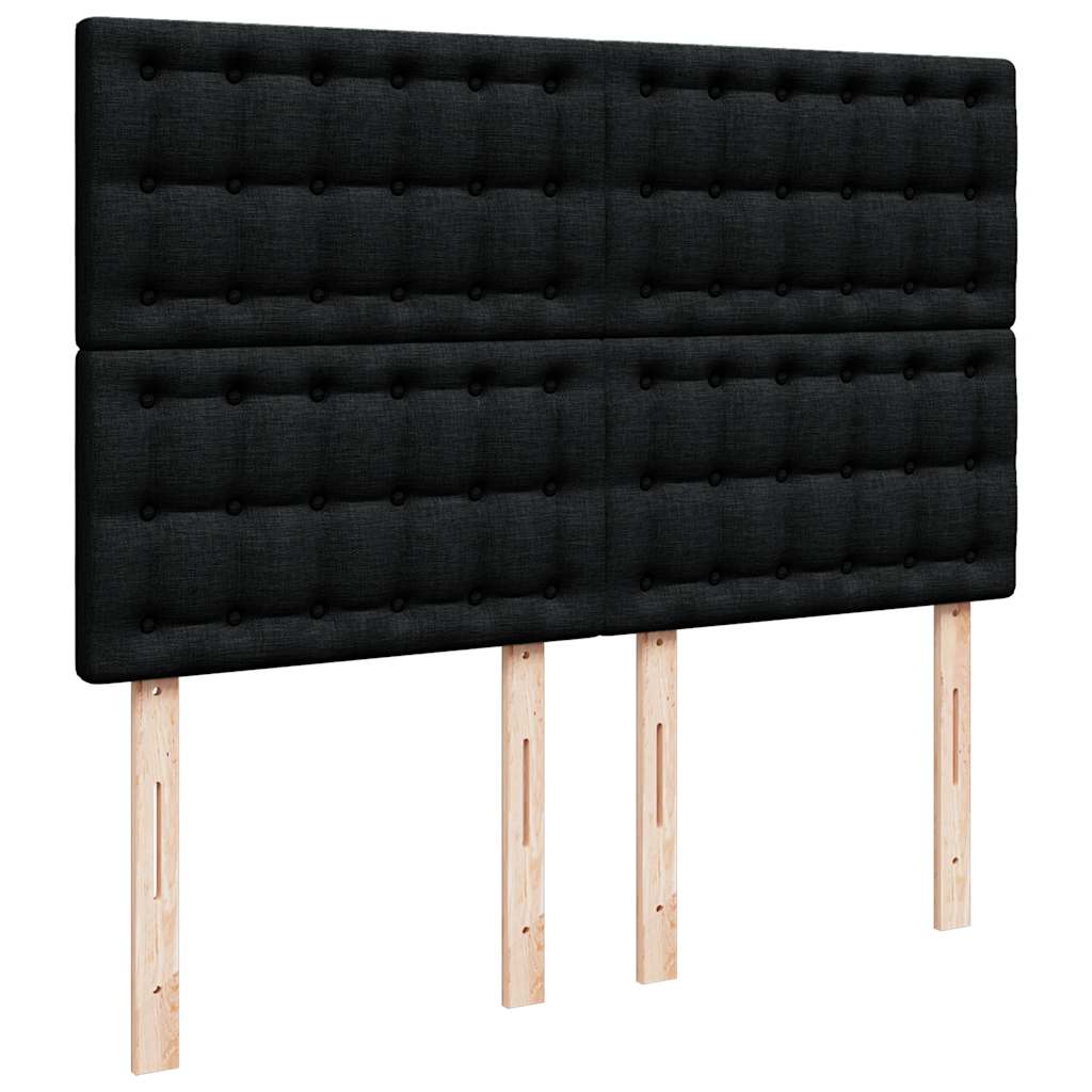 8721102763694_g_en_hd_5 vidaXL Box Spring Bed with Mattress Black Queen Fabric - Image 7