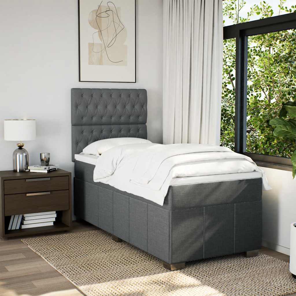 8721102767388_g_en_hd_1 vidaXL Box Spring Bed with Mattress Dark Grey King Single Fabric - Image 3