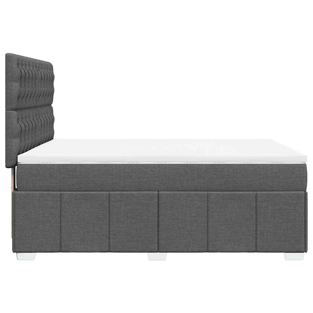 8721102767463_g_en_hd_3 vidaXL Box Spring Bed with Mattress Dark Grey Double Fabric - Image 5