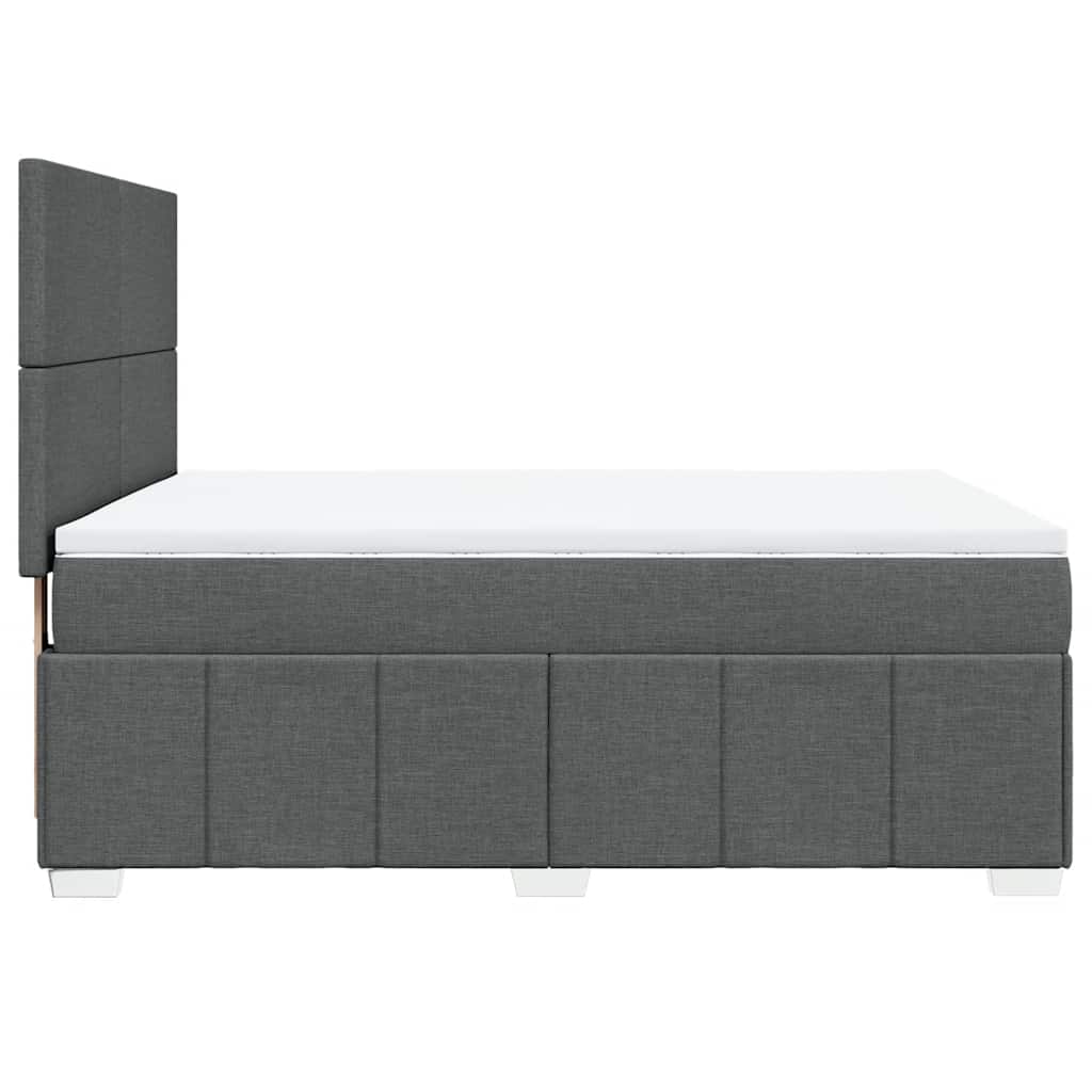 8721102767500_g_en_hd_3 vidaXL Box Spring Bed with Mattress Dark Grey Queen Fabric - Image 5