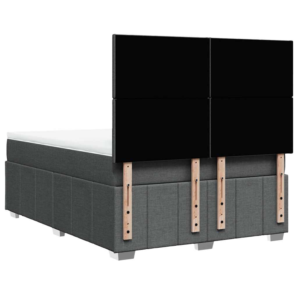 8721102767500_g_en_hd_4 vidaXL Box Spring Bed with Mattress Dark Grey Queen Fabric - Image 6