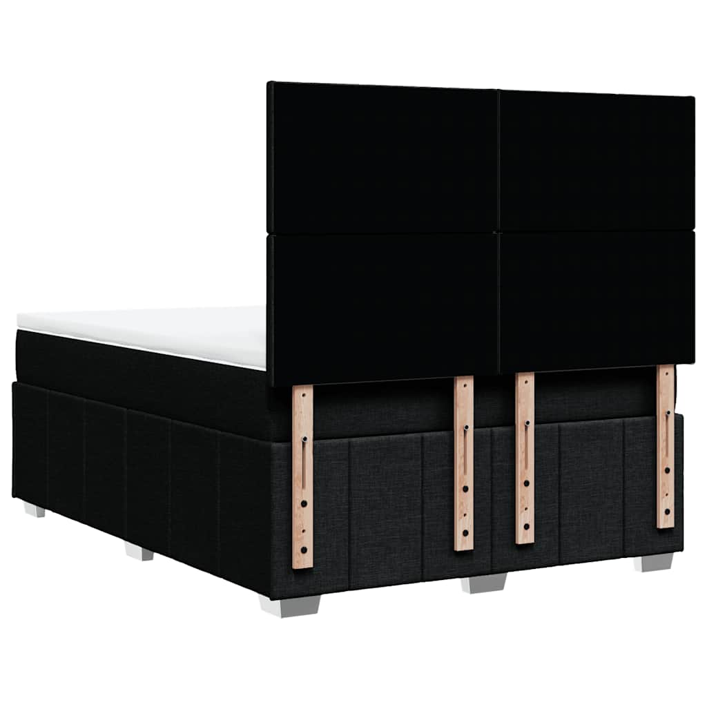 8721102767517_g_en_hd_4 vidaXL Box Spring Bed with Mattress Black Queen Fabric - Image 6