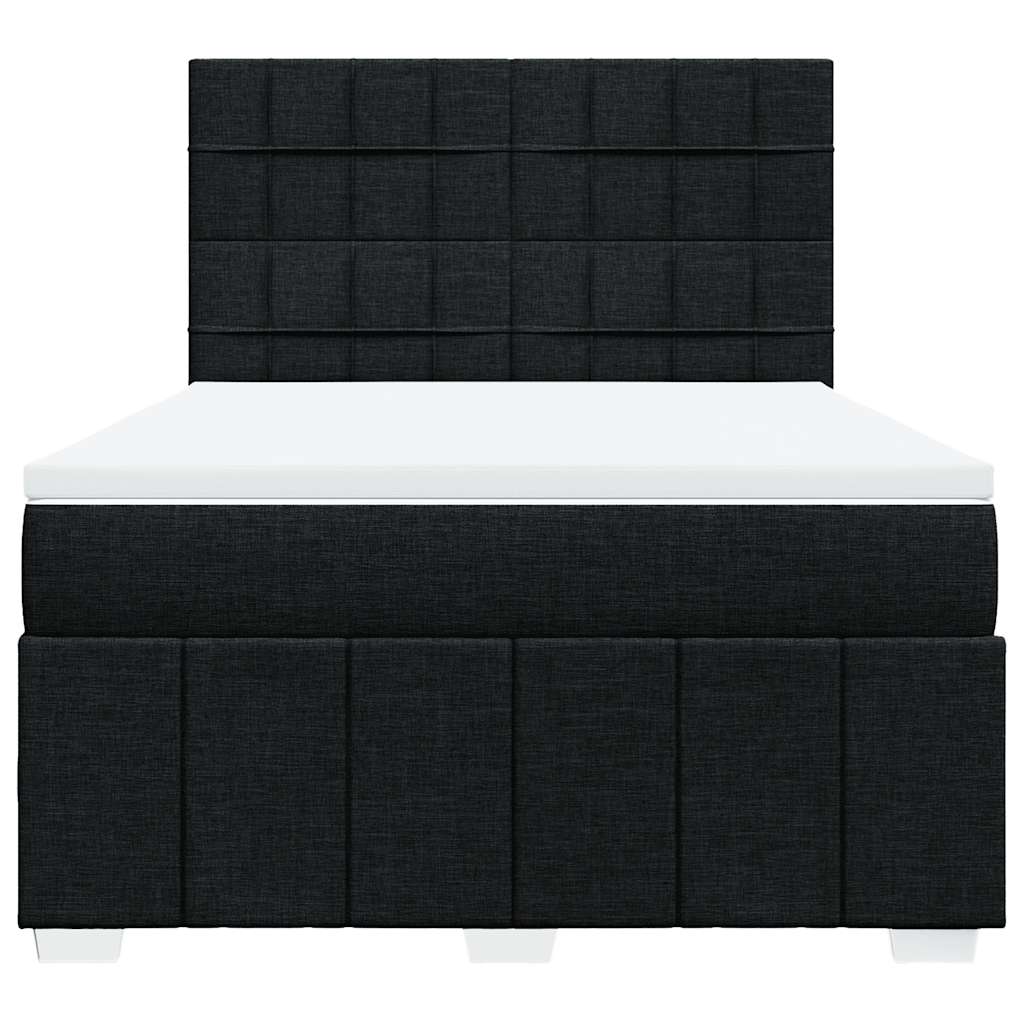8721102767531_g_en_hd_2 vidaXL Box Spring Bed with Mattress Black Queen Fabric - Image 4