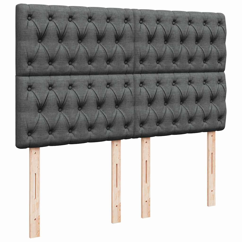 8721102767548_g_en_hd_5 vidaXL Box Spring Bed with Mattress Dark Grey Queen Fabric - Image 7