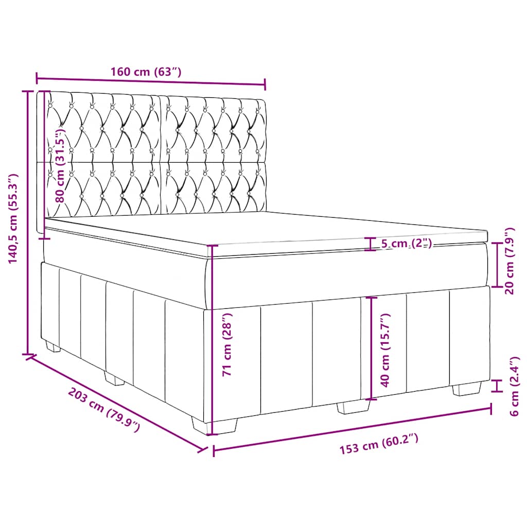 8721102767555_g_en_hd_11 vidaXL Box Spring Bed with Mattress Black Queen Fabric - Image 13