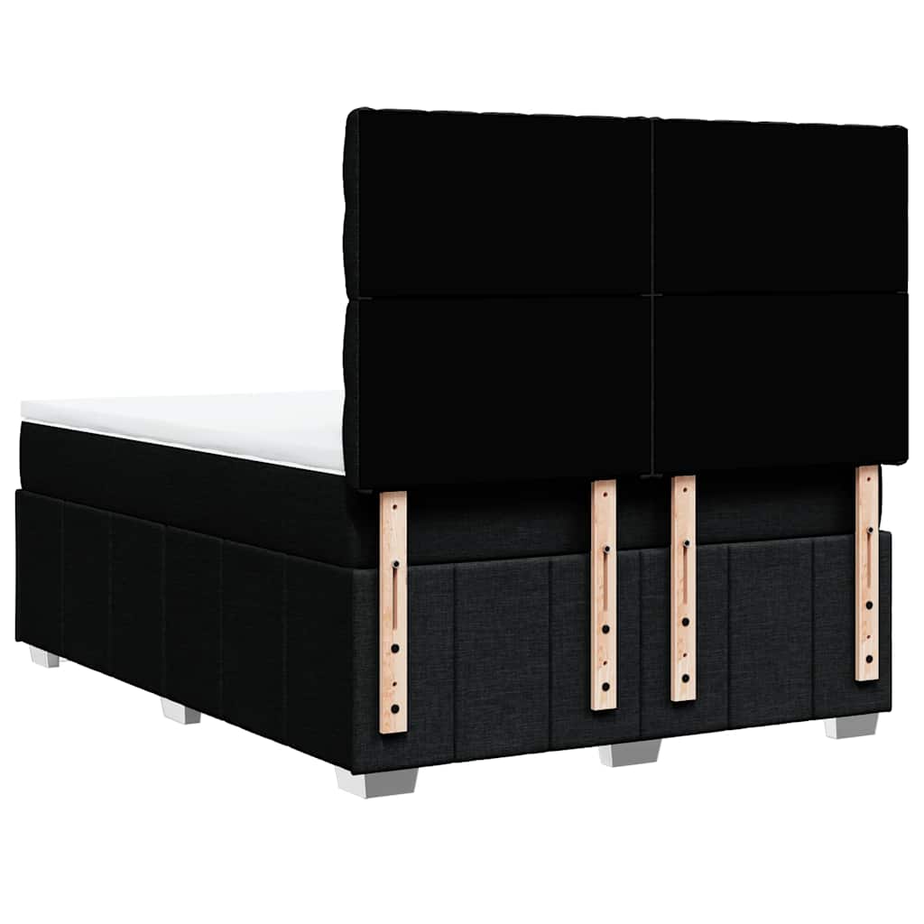 8721102767555_g_en_hd_4 vidaXL Box Spring Bed with Mattress Black Queen Fabric - Image 6