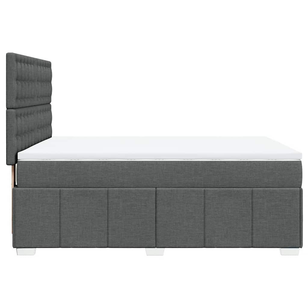 8721102767562_g_en_hd_3 vidaXL Box Spring Bed with Mattress Dark Grey Queen Fabric - Image 5