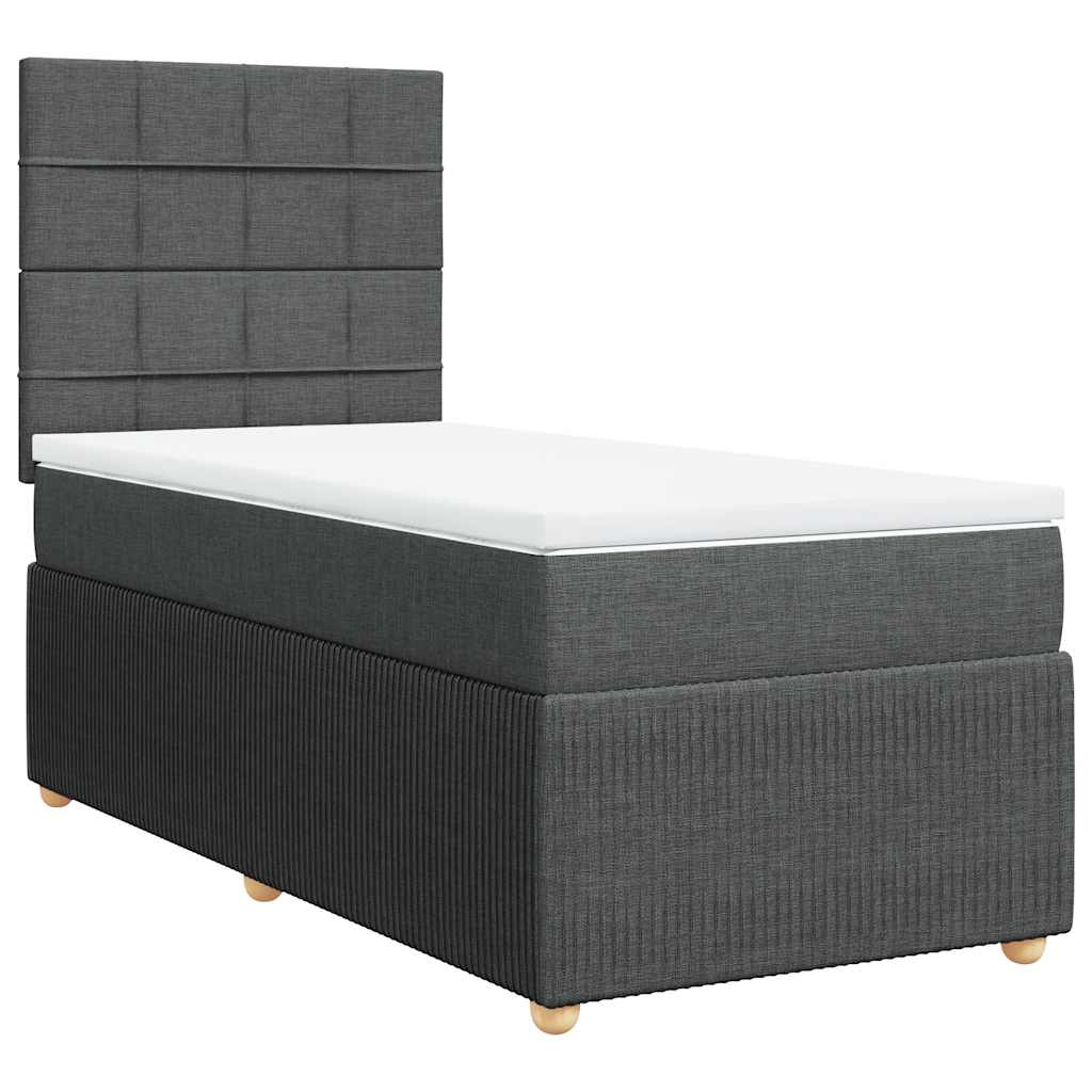 8721102774362_a_en_hd_1 vidaXL Box Spring Bed with Mattress Dark Grey King Single Fabric - Image 2