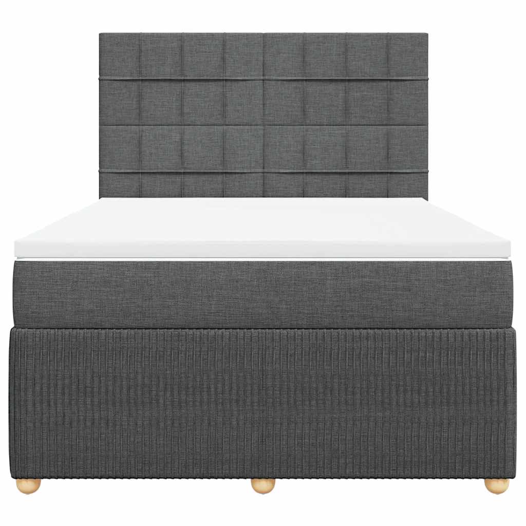 8721102774447_g_en_hd_2 vidaXL Box Spring Bed with Mattress Dark Grey Double Fabric - Image 4