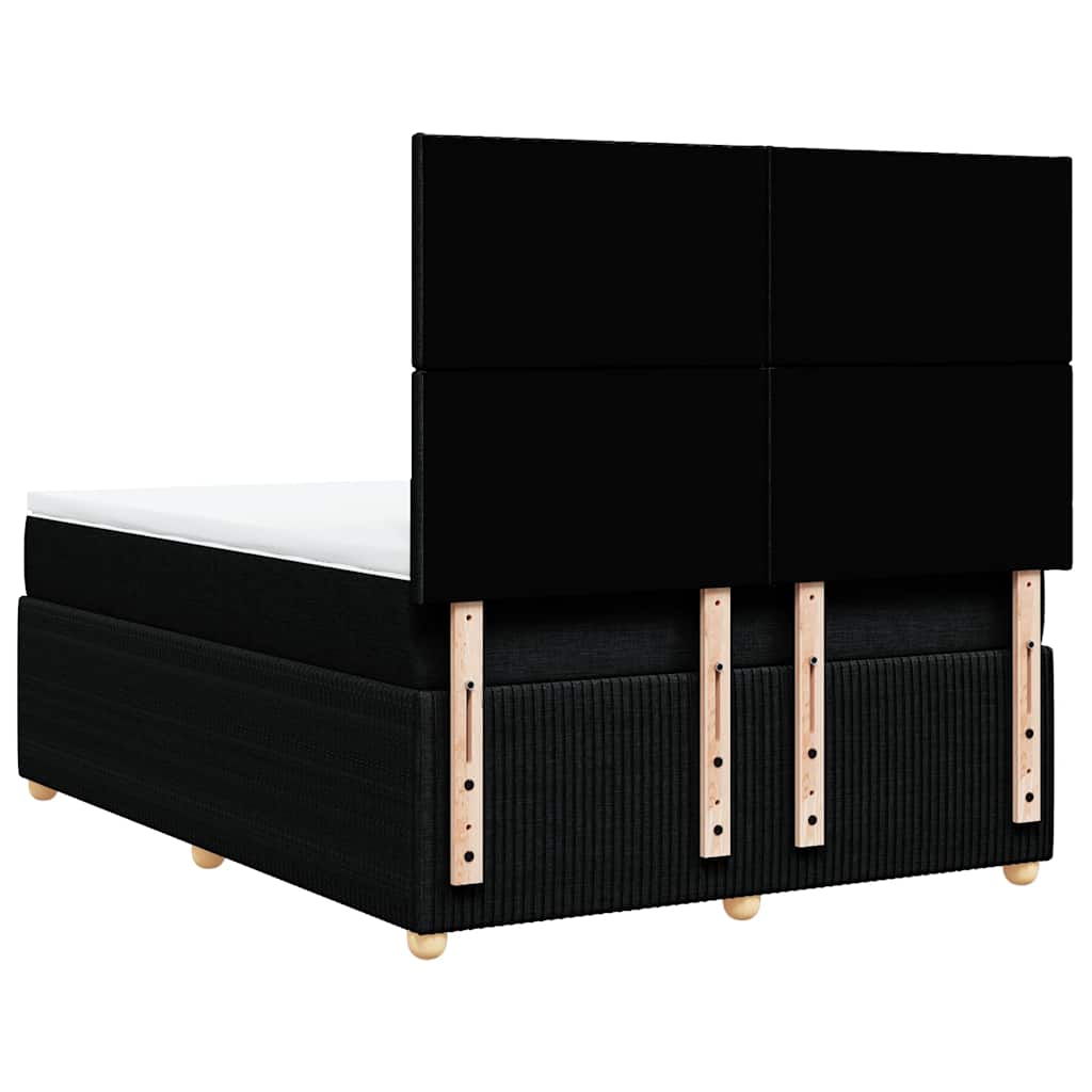 8721102774515_g_en_hd_4 vidaXL Box Spring Bed with Mattress Black Queen Fabric - Image 6