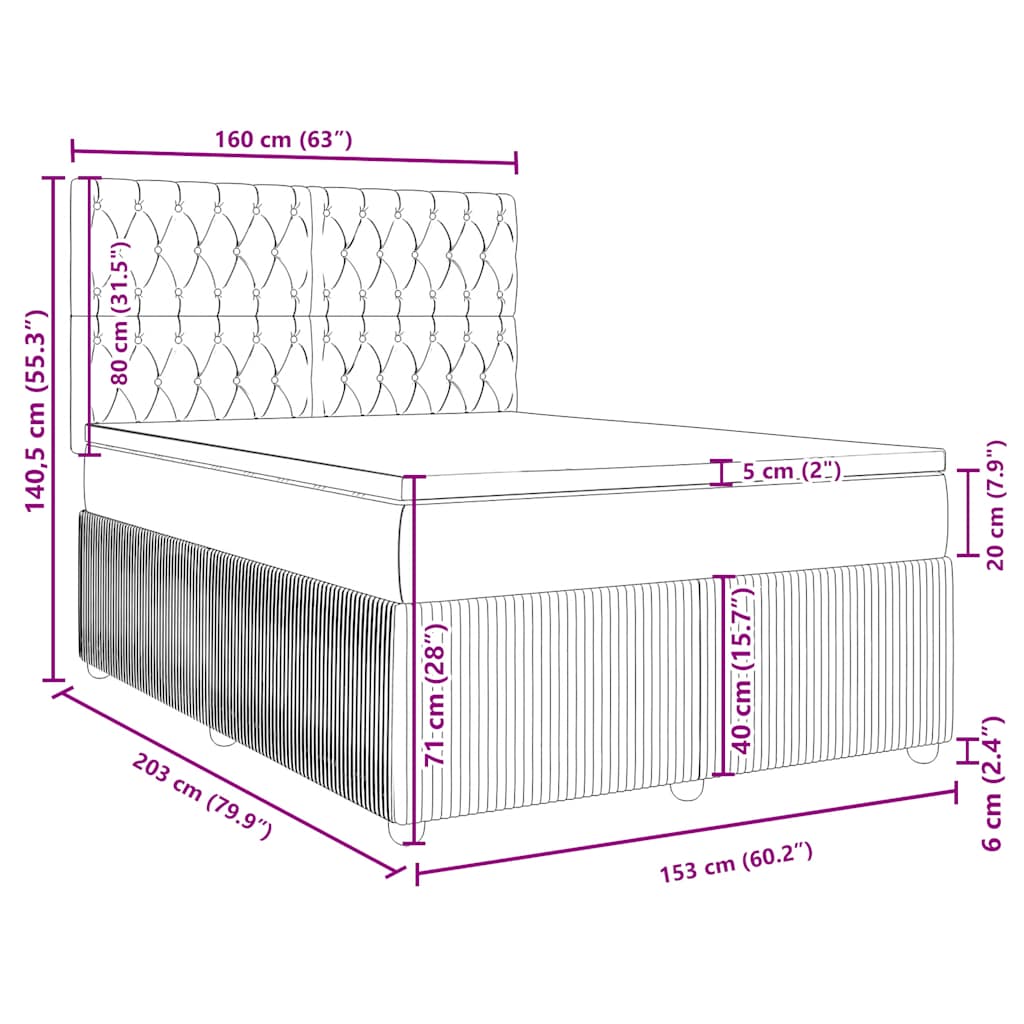 8721102774553_g_en_hd_11 vidaXL Box Spring Bed with Mattress Black Queen Fabric - Image 13