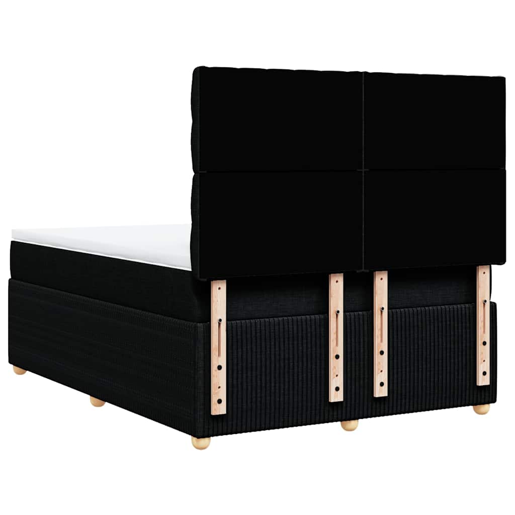 8721102774553_g_en_hd_4 vidaXL Box Spring Bed with Mattress Black Queen Fabric - Image 6