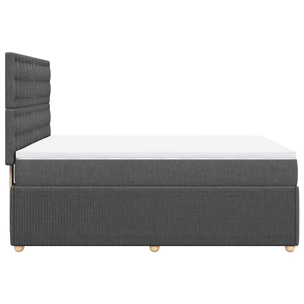 8721102774560_g_en_hd_3 vidaXL Box Spring Bed with Mattress Dark Grey Queen Fabric - Image 5