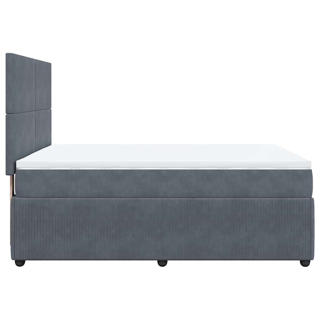 8721102774744_g_en_hd_3 vidaXL Box Spring Bed with Mattress Dark Grey Double Velvet - Image 5