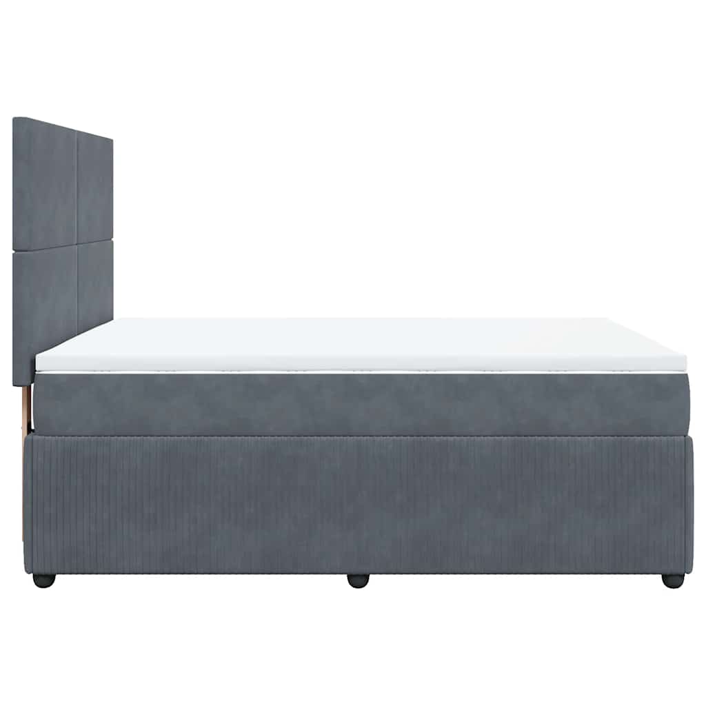 8721102774829_g_en_hd_3 vidaXL Box Spring Bed with Mattress Dark Grey Queen Velvet - Image 5