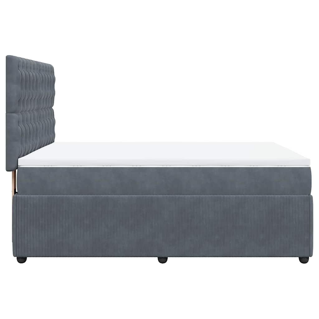 8721102774867_g_en_hd_3 vidaXL Box Spring Bed with Mattress Dark Grey Queen Velvet - Image 5