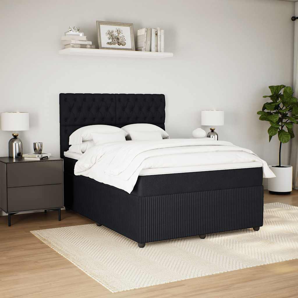 8721102774874_g_en_hd_1 vidaXL Box Spring Bed with Mattress Black Queen Velvet - Image 3