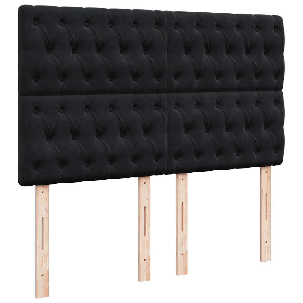 8721102774874_g_en_hd_5 vidaXL Box Spring Bed with Mattress Black Queen Velvet - Image 7