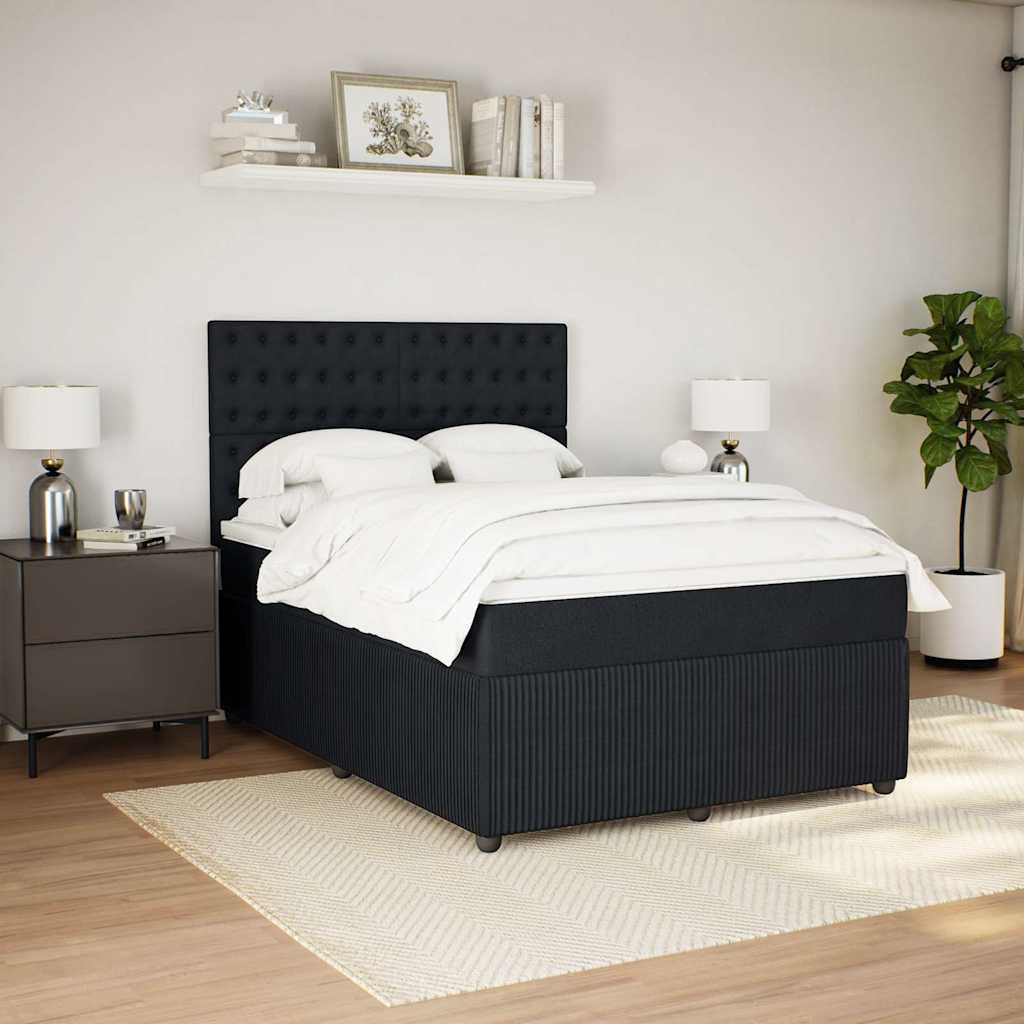 8721102774898_g_en_hd_1 vidaXL Box Spring Bed with Mattress Black Queen Velvet - Image 3