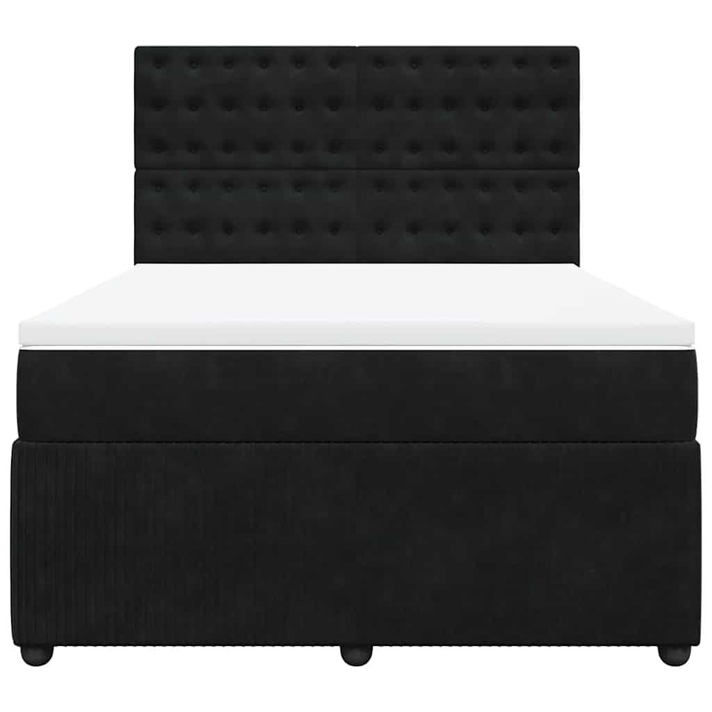 8721102774898_g_en_hd_2 vidaXL Box Spring Bed with Mattress Black Queen Velvet - Image 4