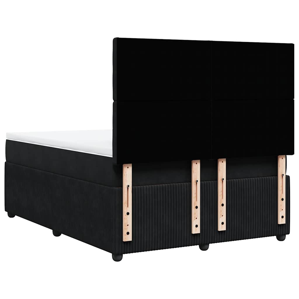 8721102774898_g_en_hd_4 vidaXL Box Spring Bed with Mattress Black Queen Velvet - Image 6