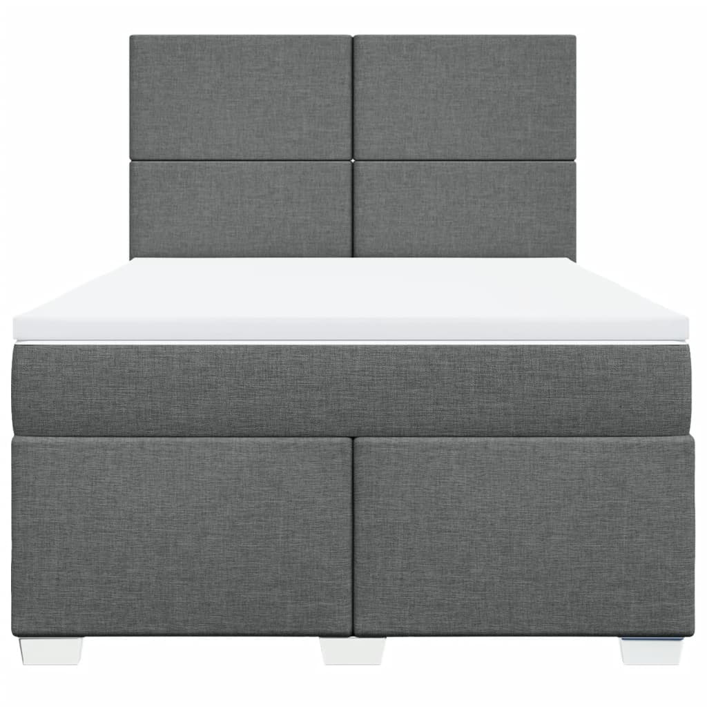 8721102778629_g_en_hd_4 vidaXL Box Spring Bed with Mattress Dark Grey Double Fabric - Image 6