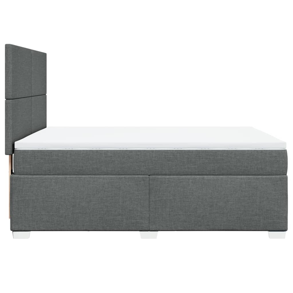 8721102778629_g_en_hd_5 vidaXL Box Spring Bed with Mattress Dark Grey Double Fabric - Image 7