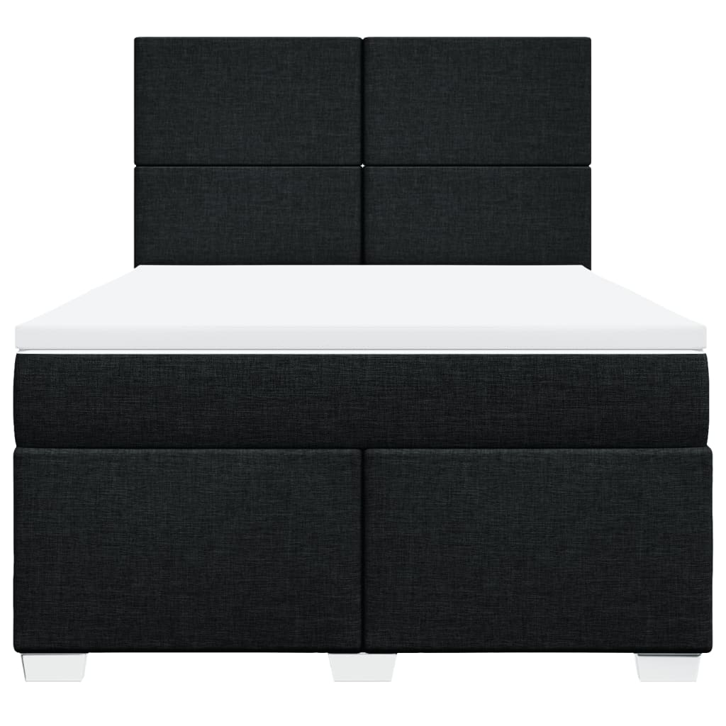 8721102778636_g_en_hd_5 vidaXL Box Spring Bed with Mattress Black Double Fabric - Image 7