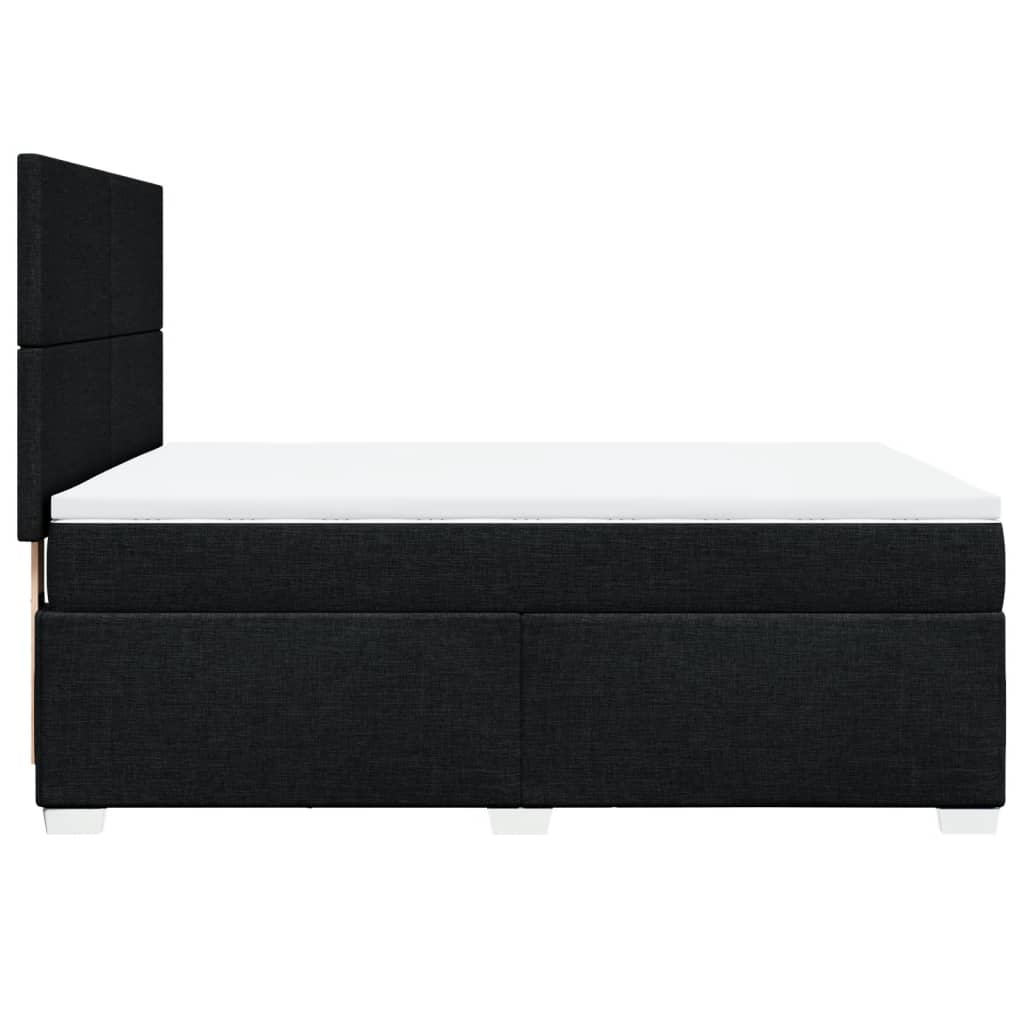 8721102778636_g_en_hd_6 vidaXL Box Spring Bed with Mattress Black Double Fabric - Image 8