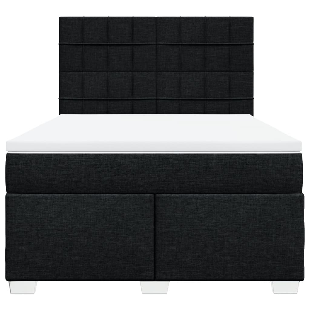 8721102778735_g_en_hd_2 vidaXL Box Spring Bed with Mattress Black Queen Fabric - Image 4