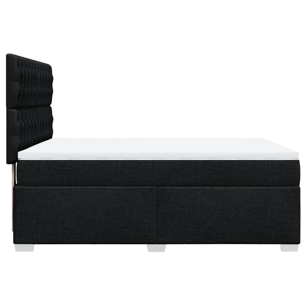 8721102778759_g_en_hd_3 vidaXL Box Spring Bed with Mattress Black Queen Fabric - Image 5